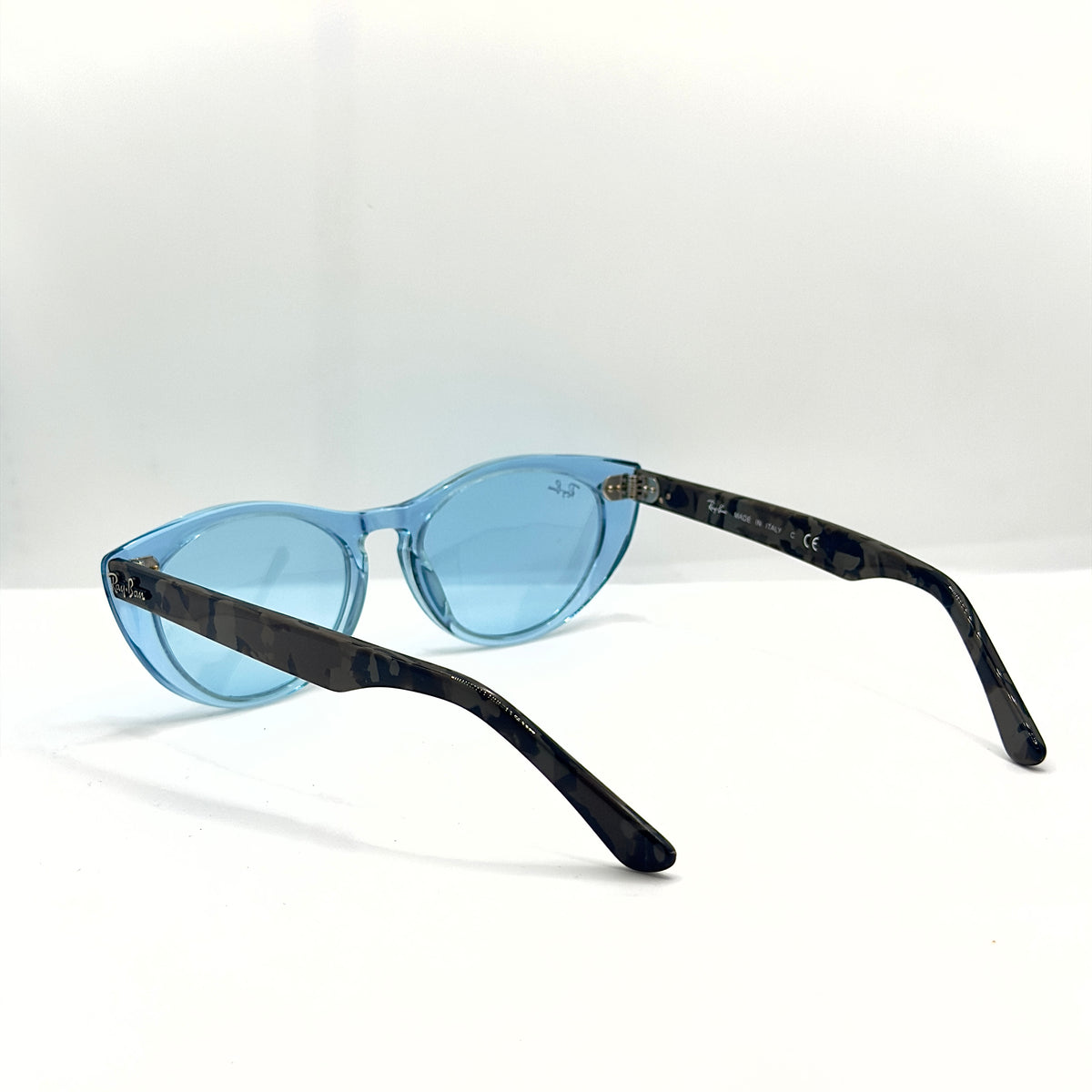 Ray-Ban Nina RB4314-N 1283/3F – Bleu transparent
