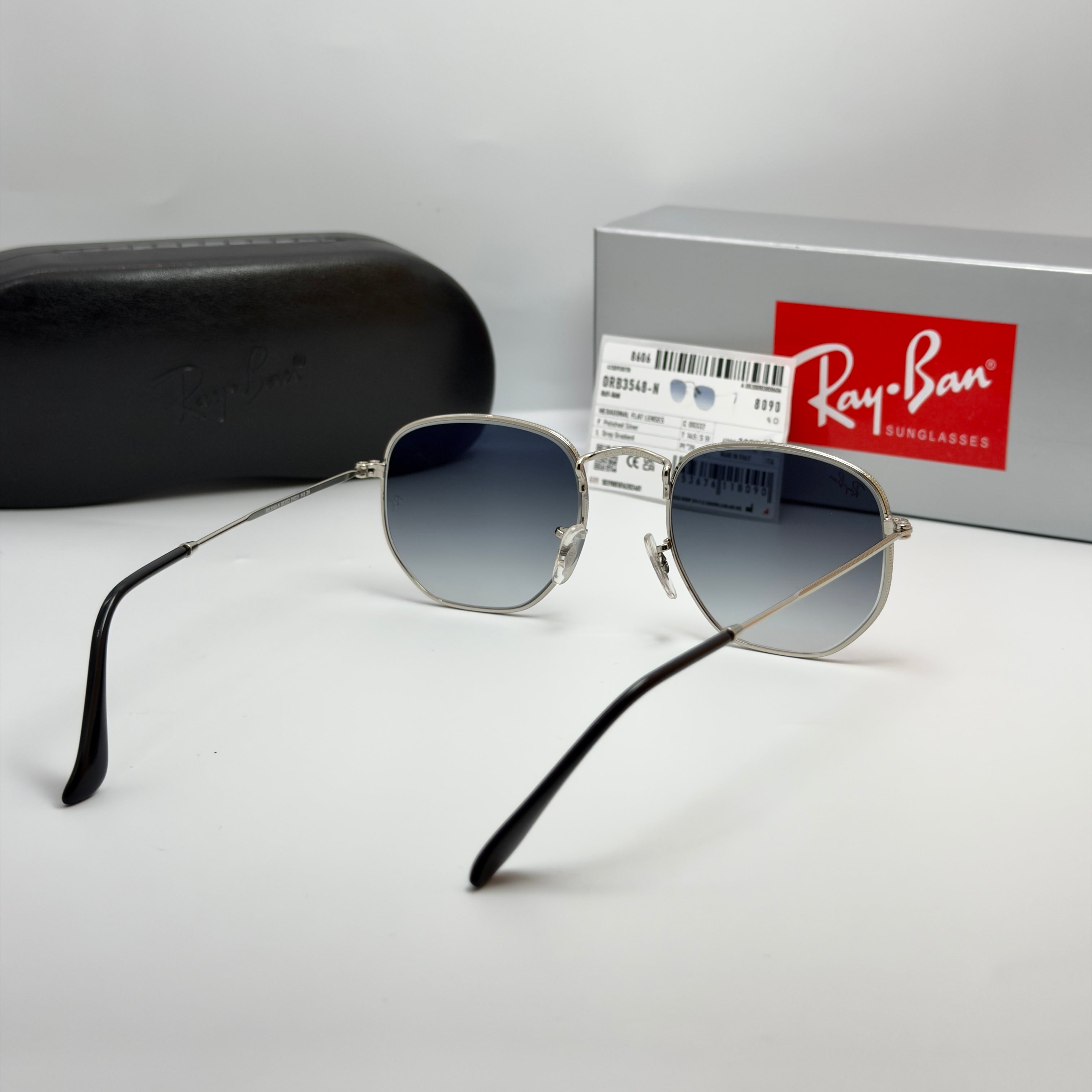 Ray-Ban HEXAGONAL Silver Gradient (RB 3548-N)