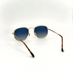 RB3548N Hexagonale Blue Grey Gradient