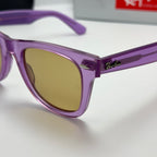 Ray-Ban Wayfarer Crystal Violet RB 2140 6613/13 (Taille 50-22)