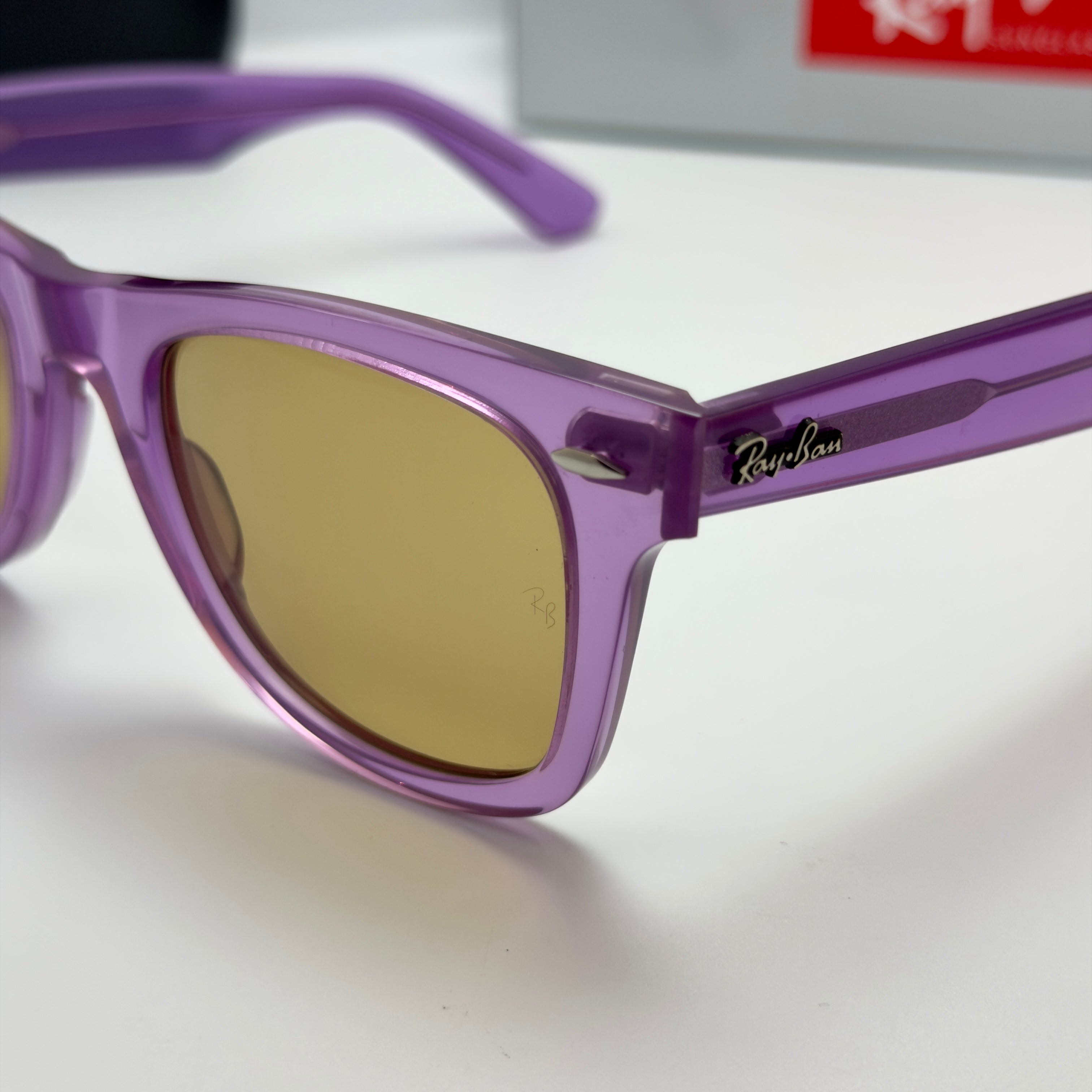 Ray-Ban Wayfarer Crystal Violet RB 2140 6613/13 (Taille 50-22)