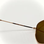 Ray-Ban RB3548-N Hexagonal Gold – Verres Marron