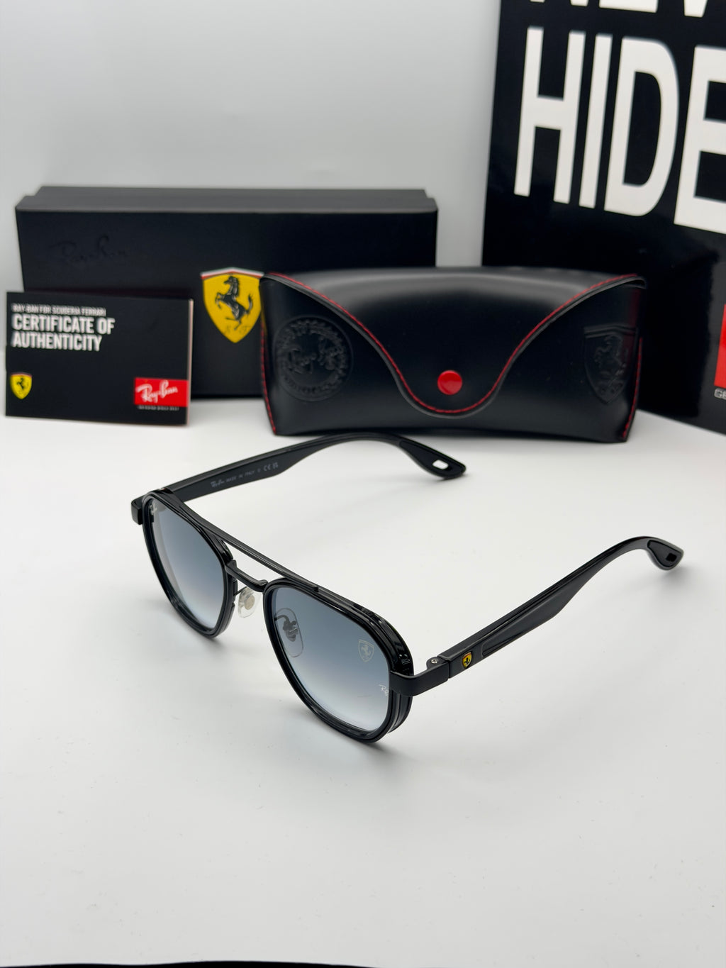 Ray-Ban Scuderia Ferrari Édition – RB3676-M All Black