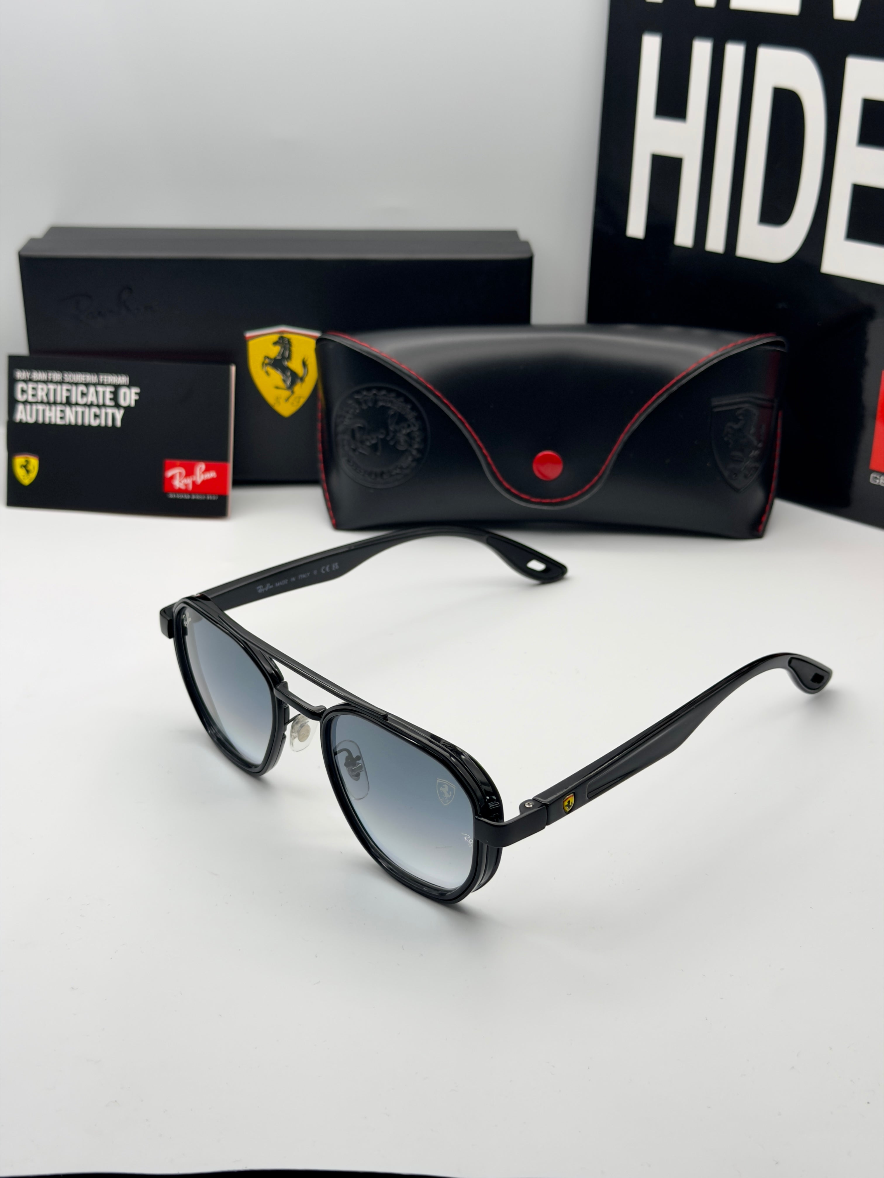 Ray-Ban Scuderia Ferrari Édition – RB3676-M All Black