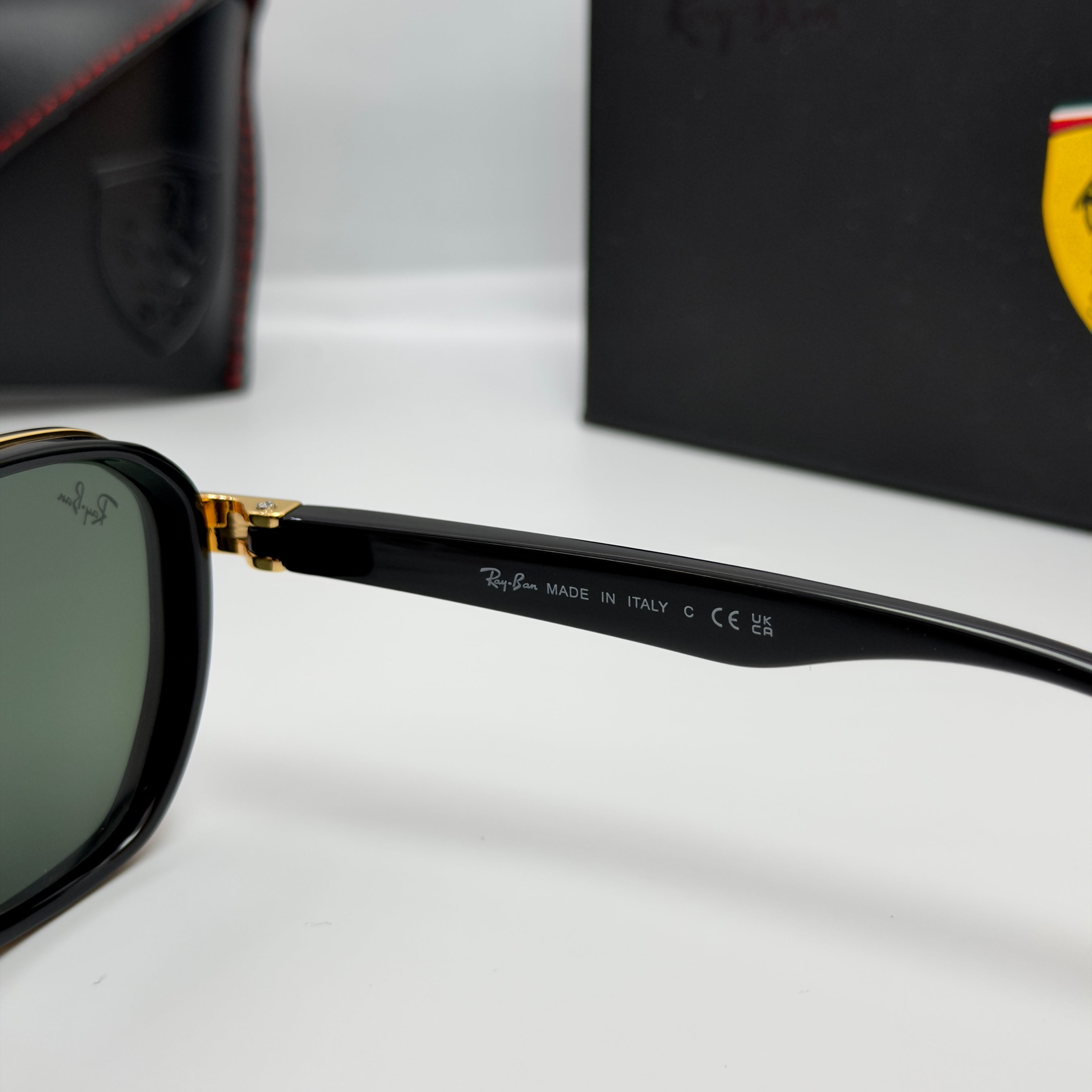 Ray-Ban Scuderia Ferrari Édition – RB3676-M Noir & Or