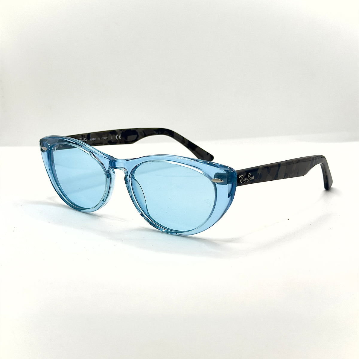 Ray-Ban Nina RB4314-N 1283/3F – Bleu transparent