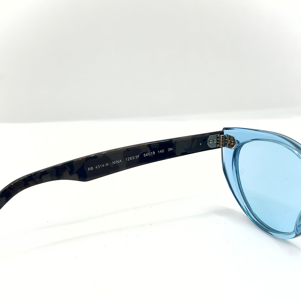 Ray-Ban Nina RB4314-N 1283/3F – Bleu transparent