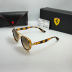 Ray-Ban Scuderia Ferrari Édition – RB3676-M Tortoise & Gold