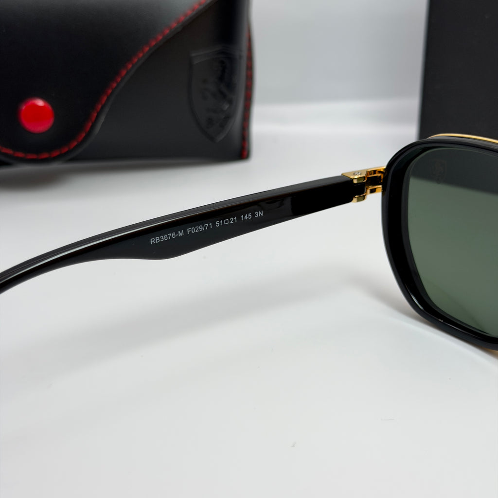 Ray-Ban Scuderia Ferrari Édition – RB3676-M Noir & Or