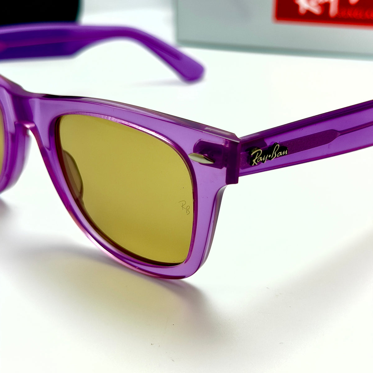 Ray-Ban Wayfarer Crystal Violet RB 2140 6613/13 (Taille 50-22)