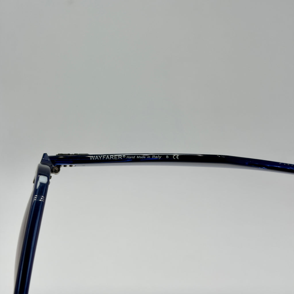 Ray-Ban Wayfarer Crystal Blue RB 2140 6587/C5 (Taille 50-22)