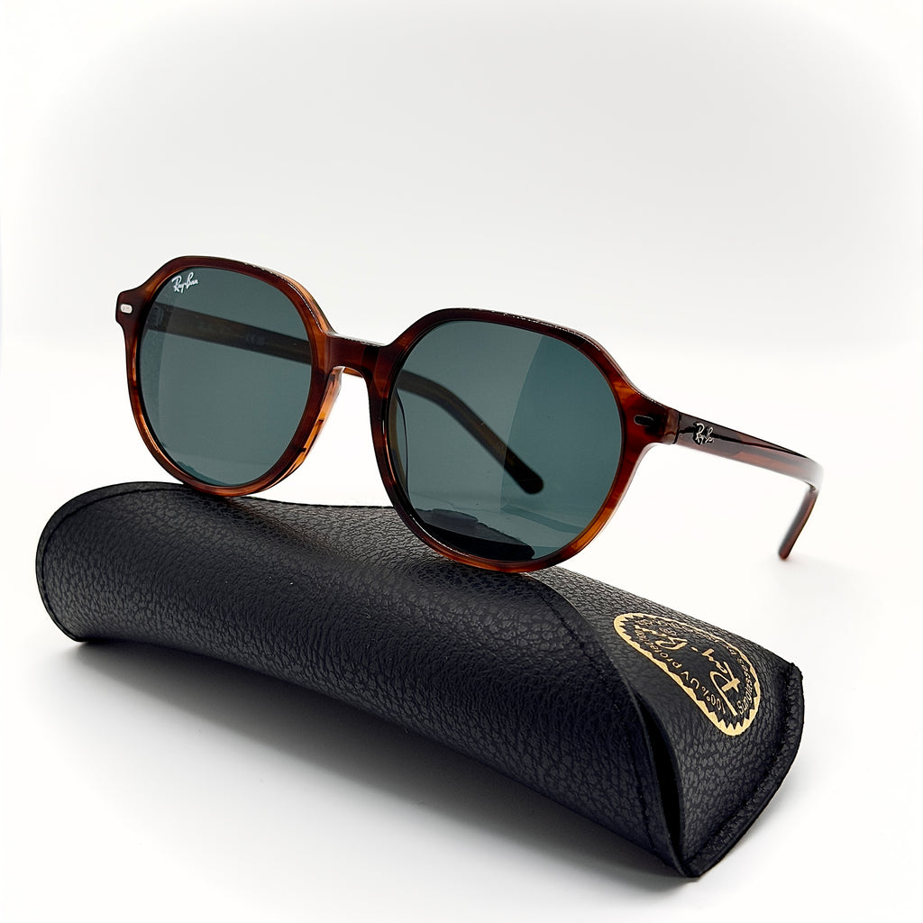 Ray-Ban RB2195 Thalia 954/62 – Havana Écaille / Verres Bleus