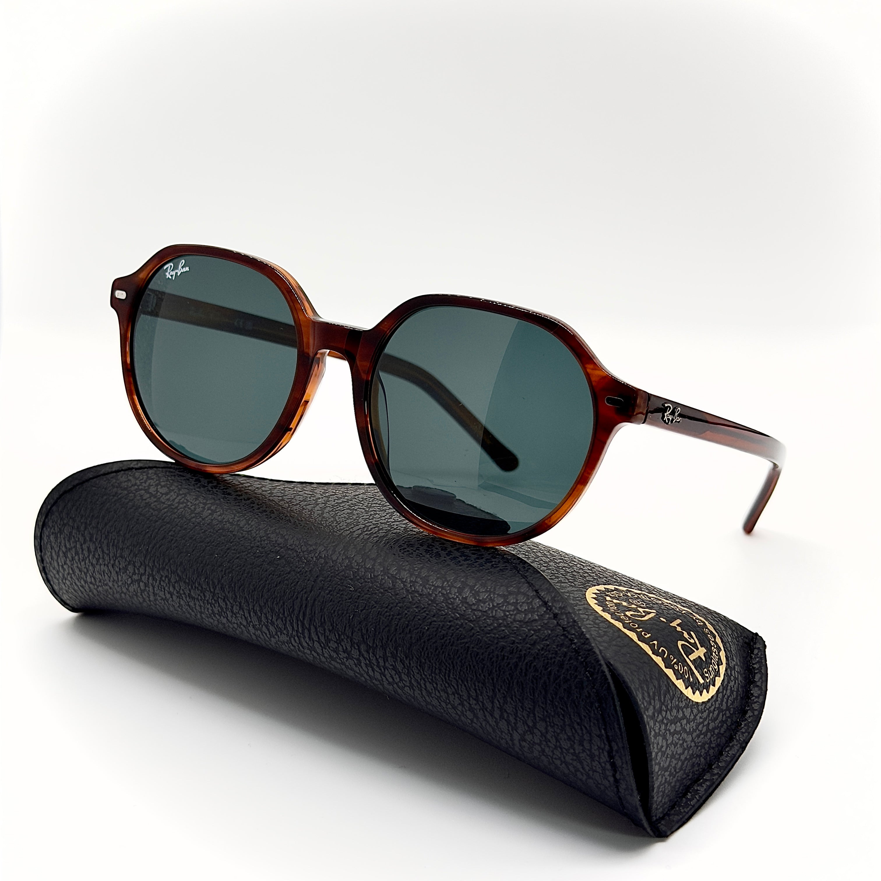 Ray-Ban RB2195 Thalia 954/62 – Havana Écaille / Verres Bleus