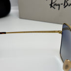 Ray-Ban Square 1971 Doré / Verre Bleu Dégradé