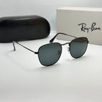 Ray-Ban Frank Noir / Verre Gris Foncé
