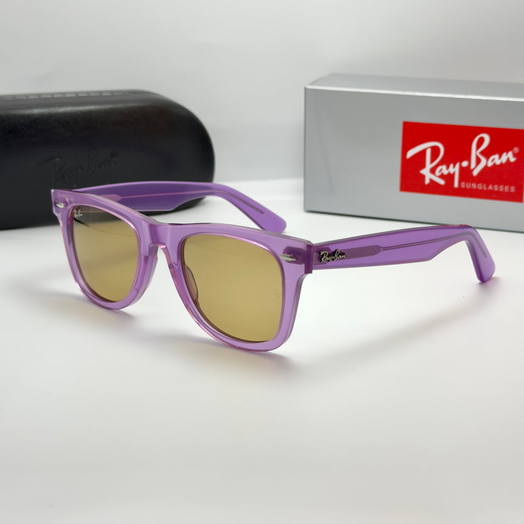 Ray-Ban Wayfarer Crystal Violet RB 2140 6613/13 (Taille 50-22)