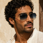 Ray-Ban Aviator RB3025 – Gold & Verres Minéraux Bleu Dégradé