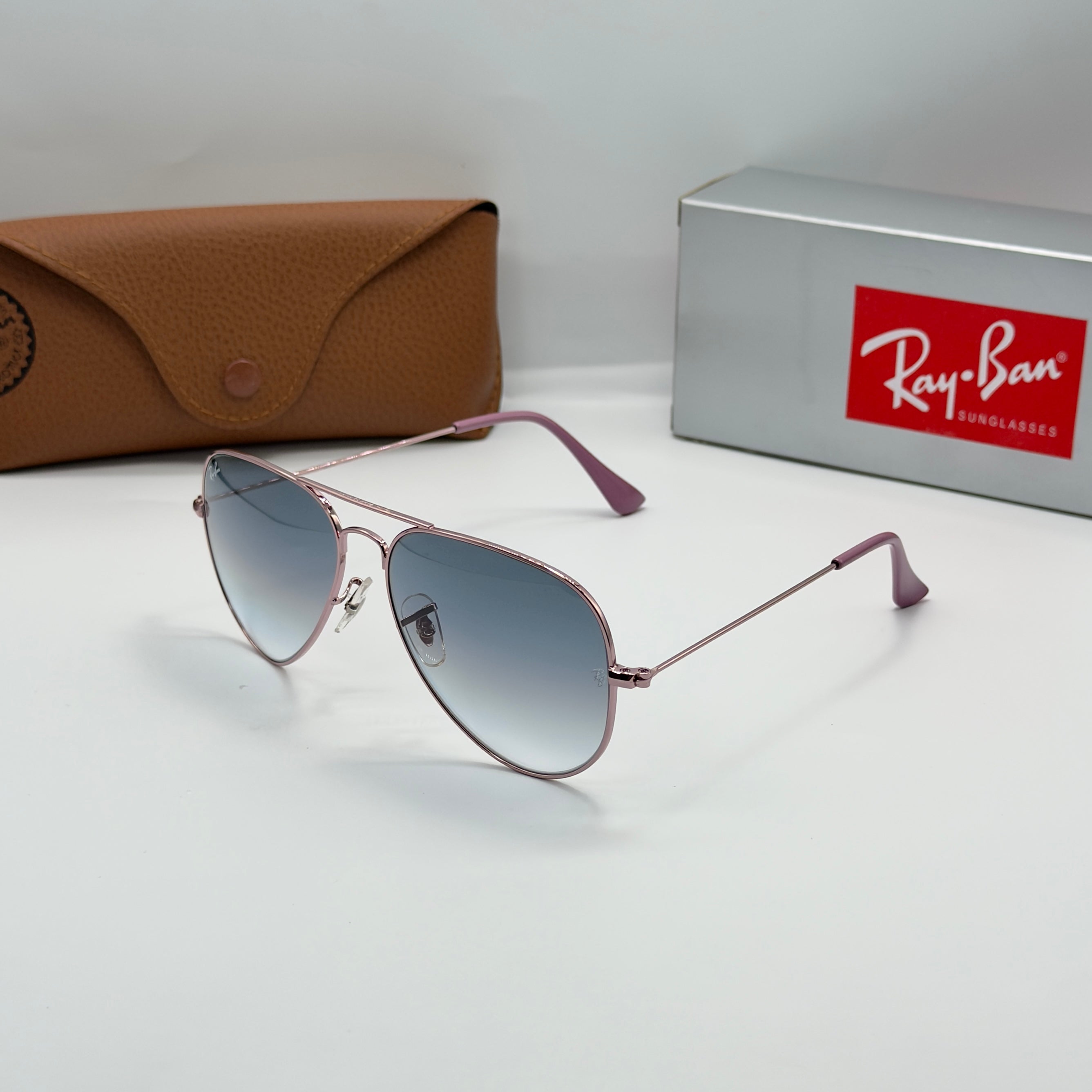 Ray-Ban Aviator (Rose/Dégradé)