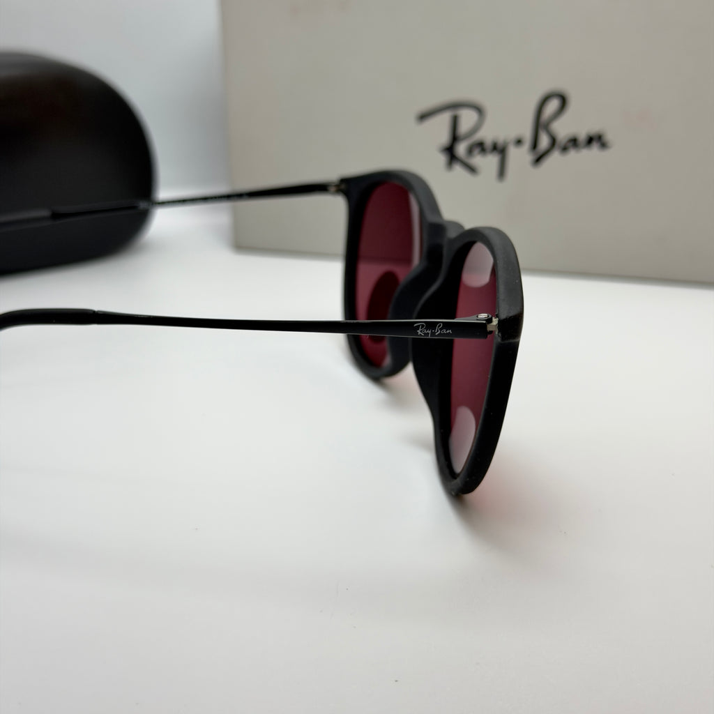 Ray-Ban Erika Classic Black & Dark Red