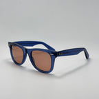 Ray-Ban Wayfarer Crystal Blue RB 2140 6587/C5 (Taille 50-22)