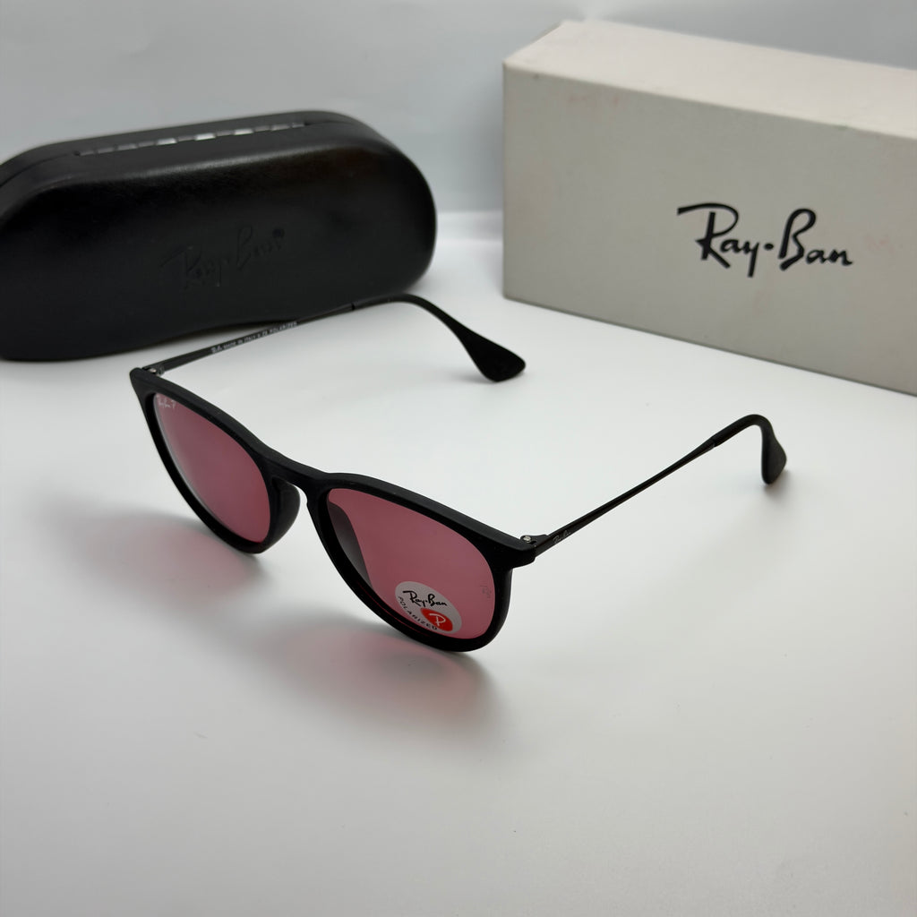 Ray-Ban Erika Classic Black & Dark Red