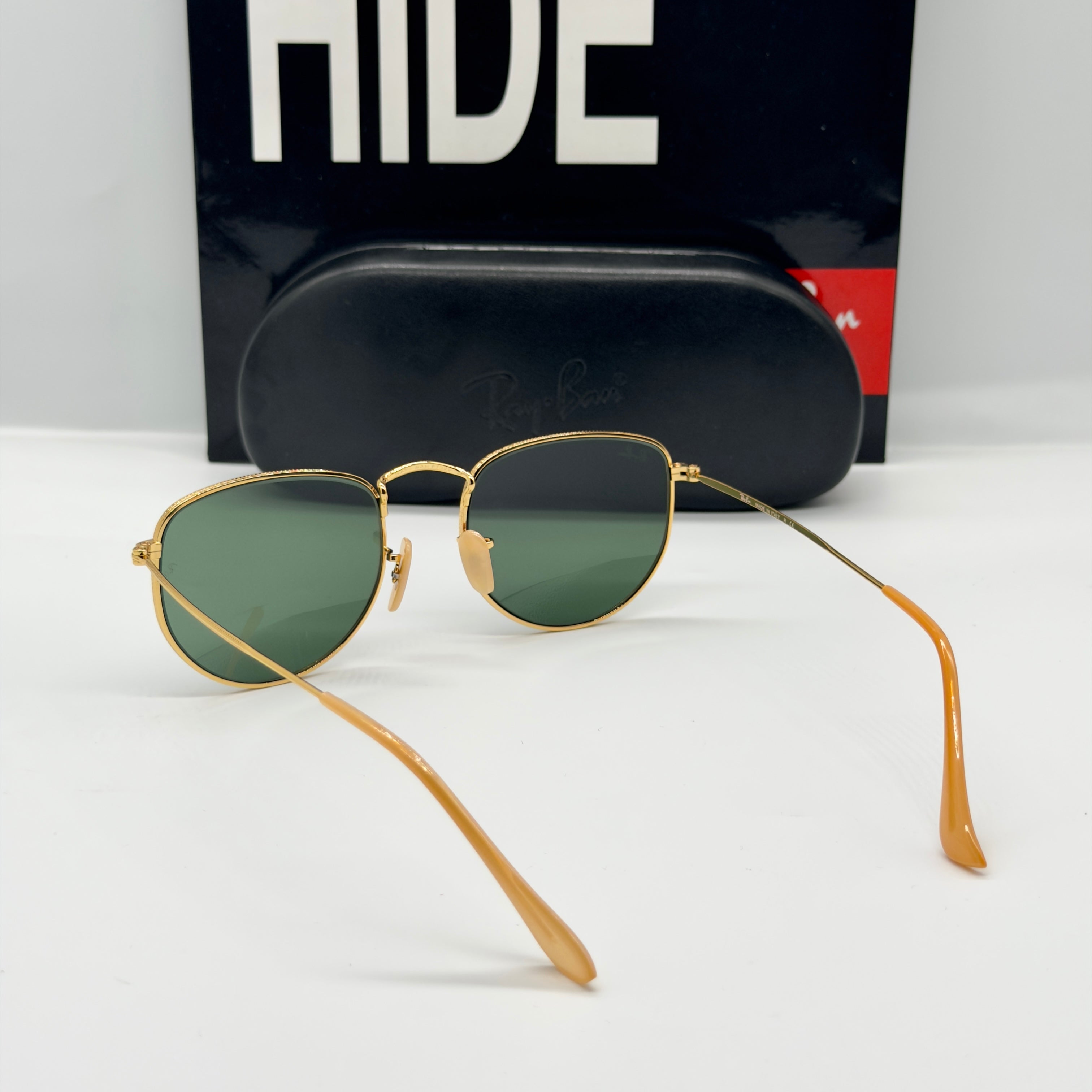 Lunettes Aviator Hexagonal Gold Green – Verres G15