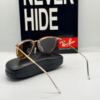 Ray-Ban Square Beige Crystal – Brown