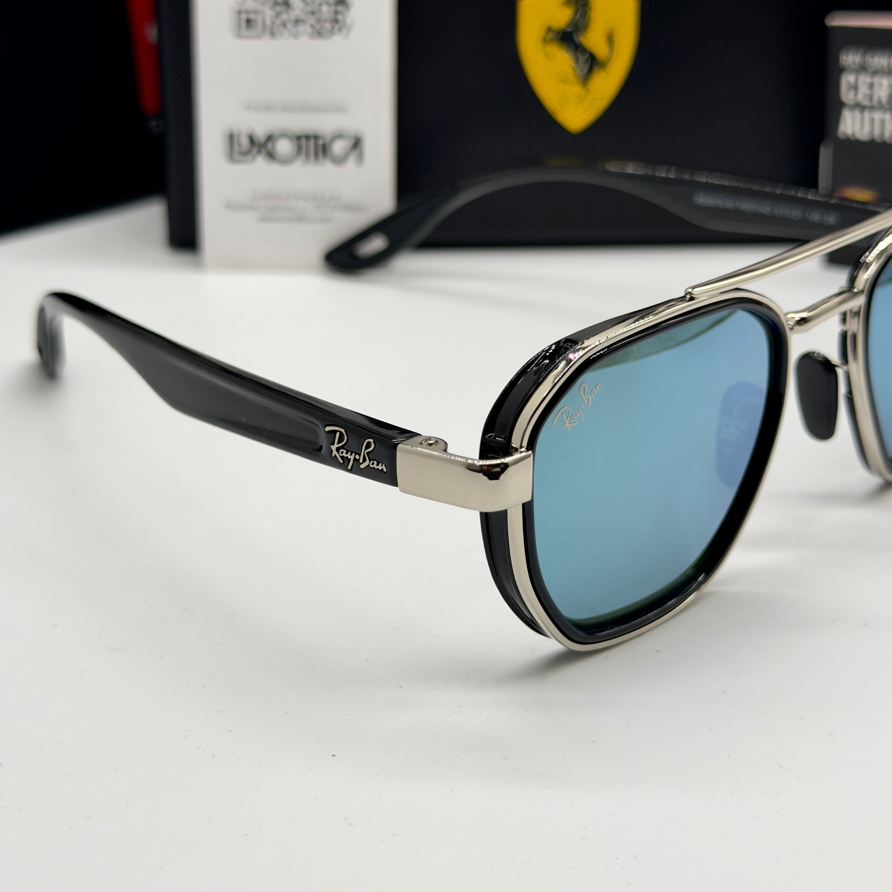 Scuderia Ferrari RB3676M – Gunmetal / Blue