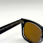 RAYBAN RB2140 Noir transparent (Black Crystal)— Original Wayfarer inclinée