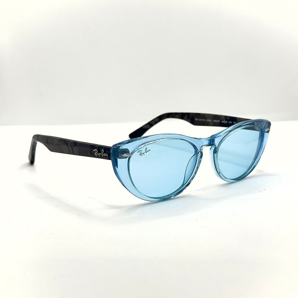 Ray-Ban Nina RB4314-N 1283/3F – Bleu transparent