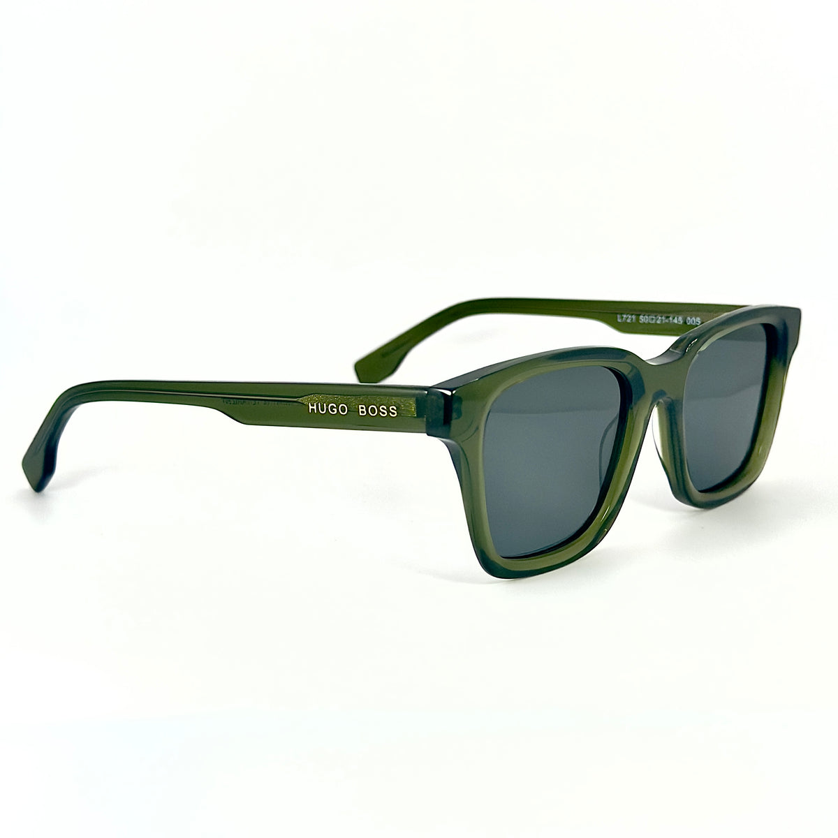 Hugo Boss L721 POLARIZED— polarisées vert transparent / olive