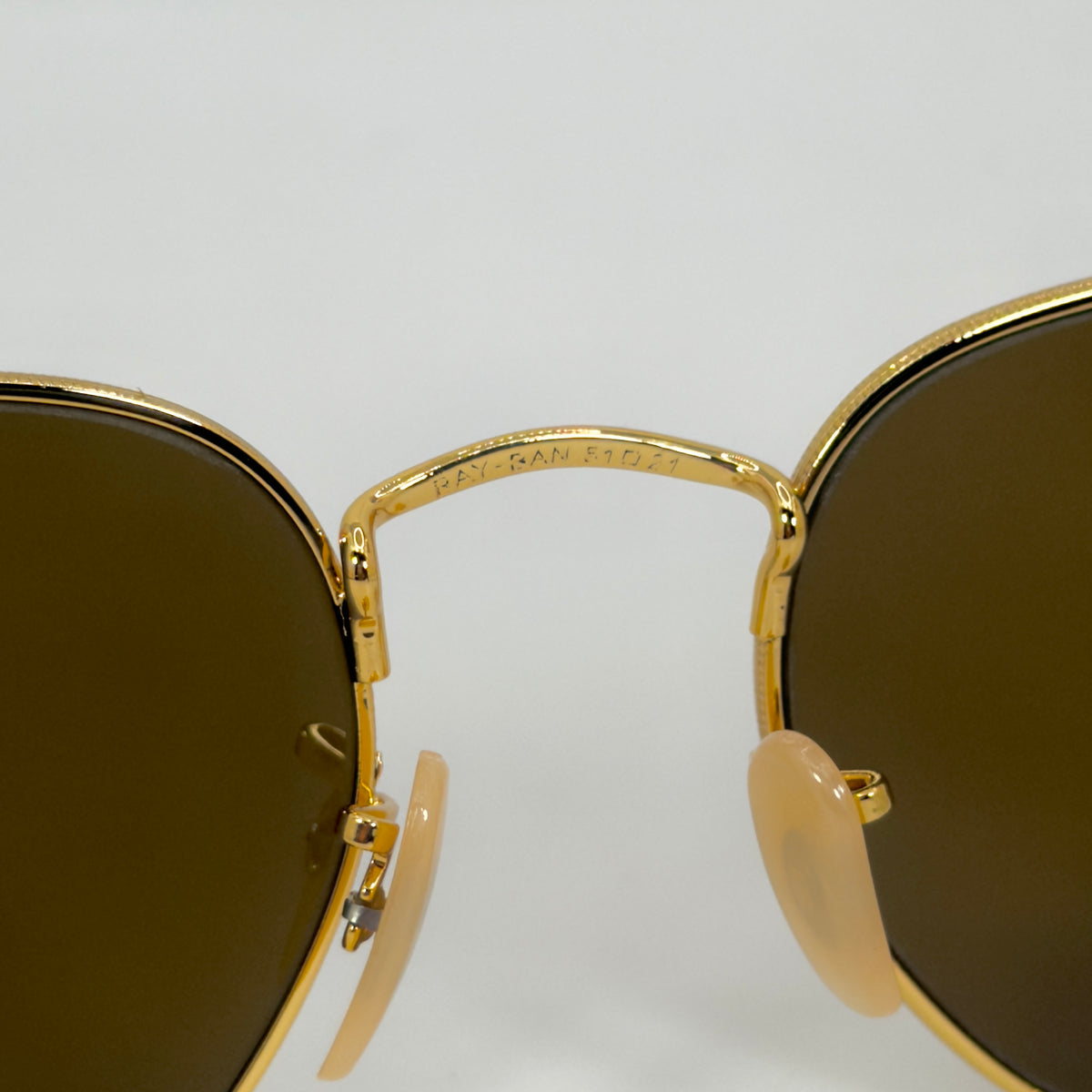 Ray-Ban RB3548-N Hexagonal Gold – Verres Marron