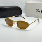 Ray-Ban RB3734 – Style Classique Or & Verres Marron