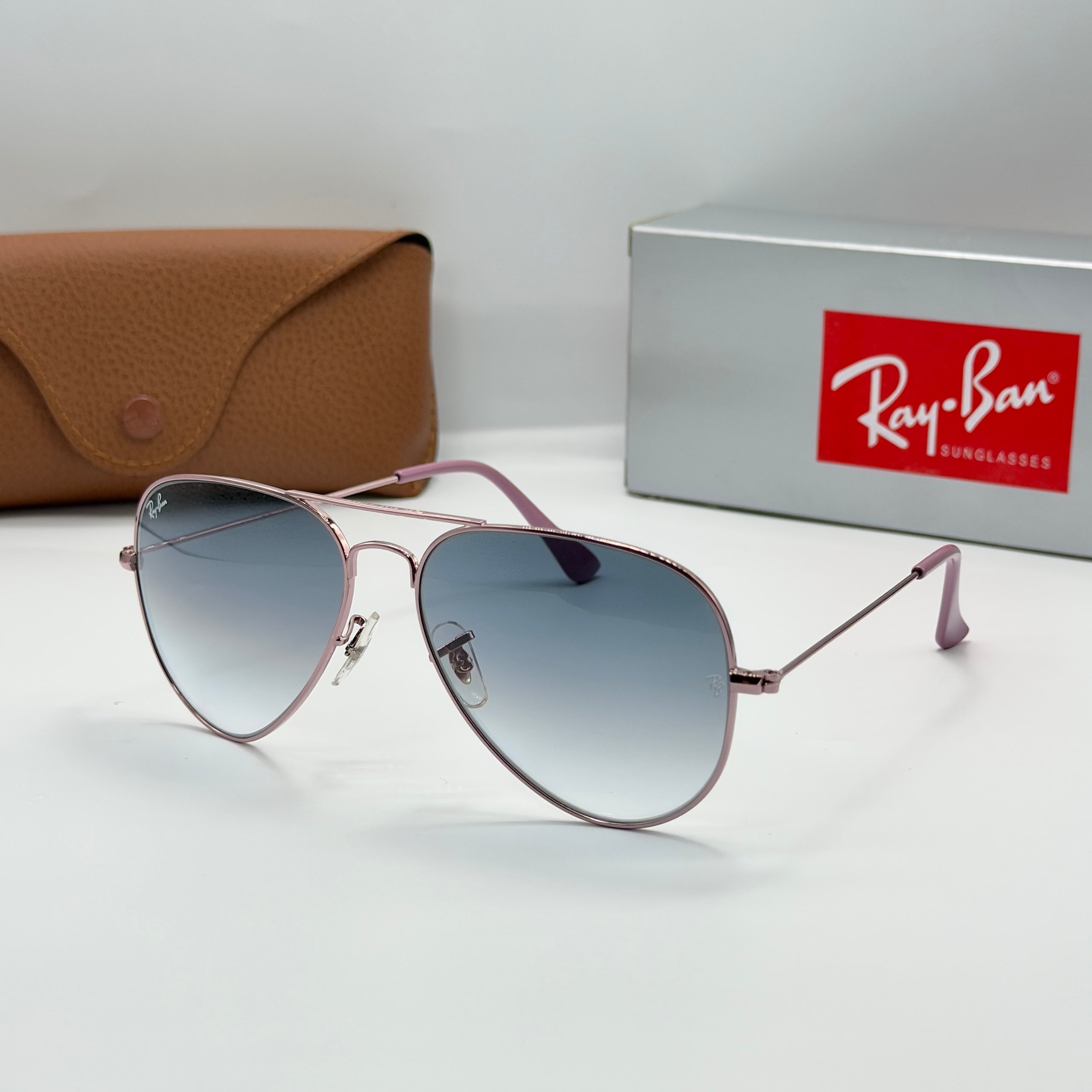 Ray-Ban Aviator (Rose/Dégradé)