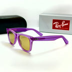 Ray-Ban Wayfarer Crystal Violet RB 2140 6613/13 (Taille 50-22)