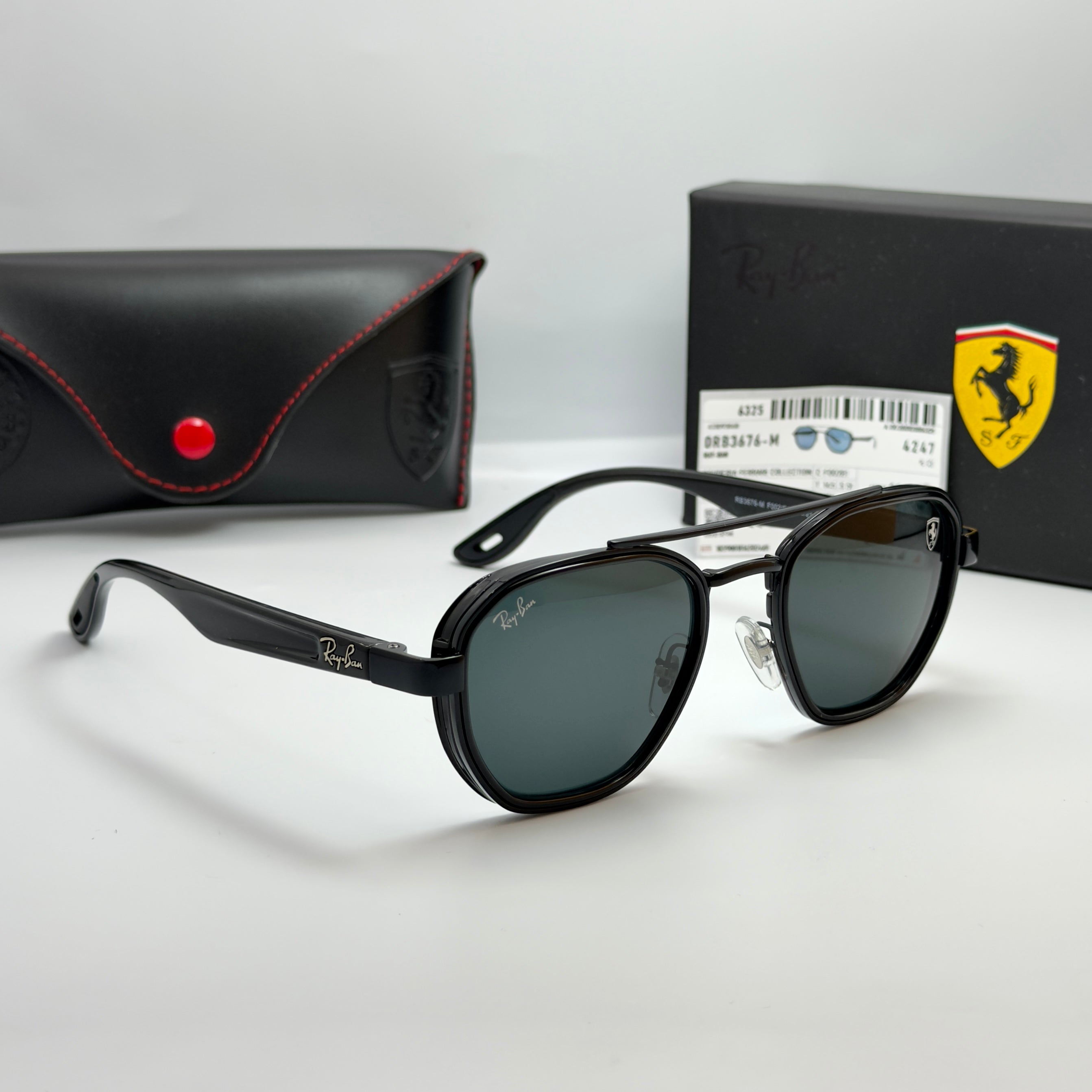Ray-Ban Scuderia Ferrari Édition – RB3676-M All Black
