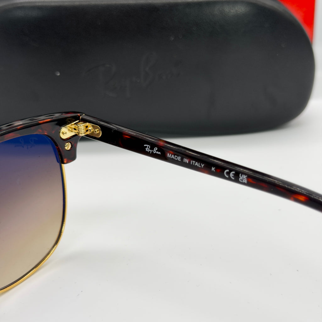 RB3016 Clubmaster 1145/51 – Verres Marron Dégradés