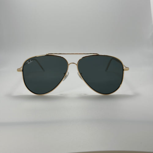 Ray-Ban Aviator Reverse RBR0101S – Monture Dorée – Verres Inversés