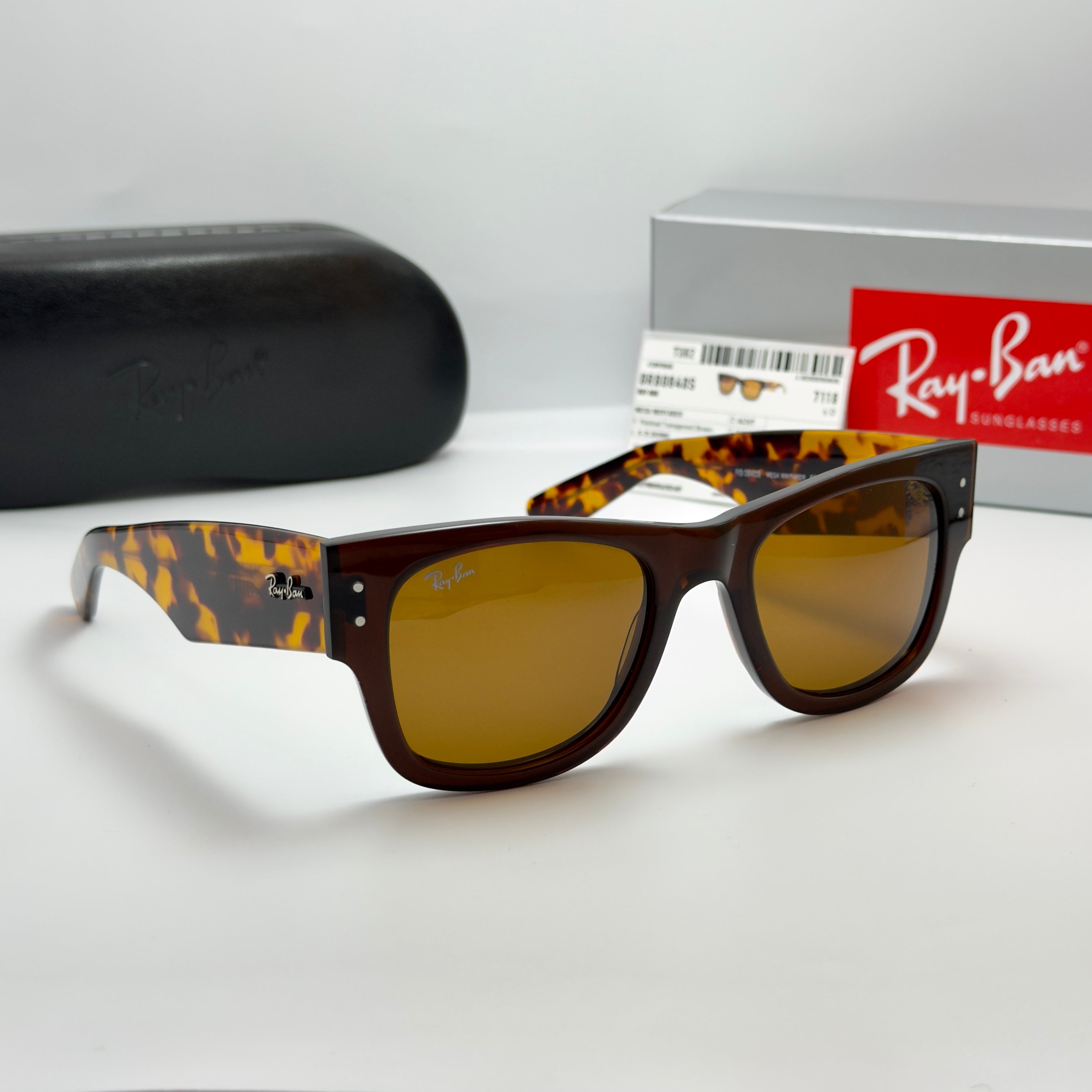 Mega Wayfarer Havana Amber RB 0840S 6636/9 (Taille 51-21)
