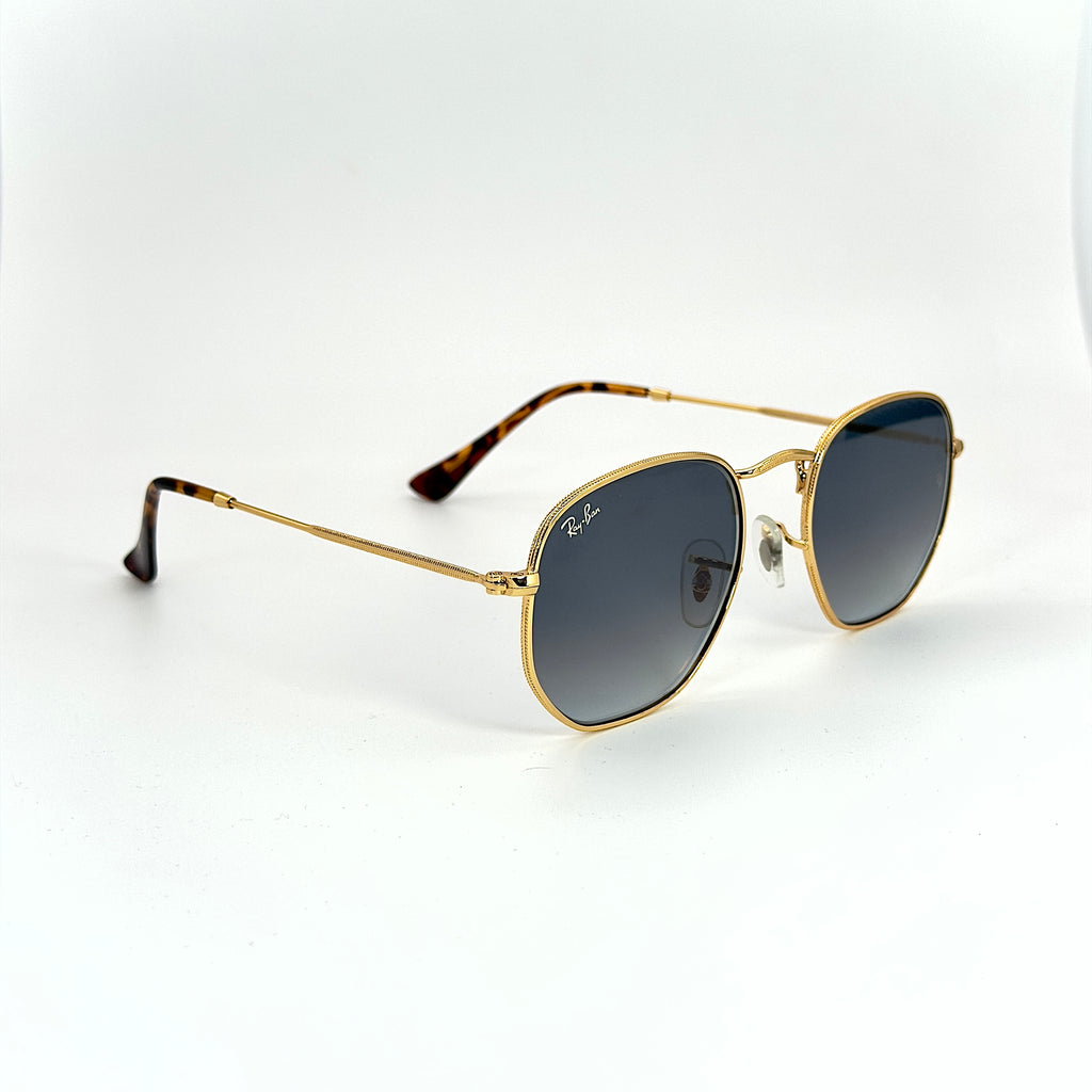 RB3548N Hexagonale Blue Grey Gradient