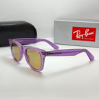 Ray-Ban Wayfarer Crystal Violet RB 2140 6613/13 (Taille 50-22)