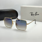 Ray-Ban Square 1971 Doré / Verre Bleu Dégradé