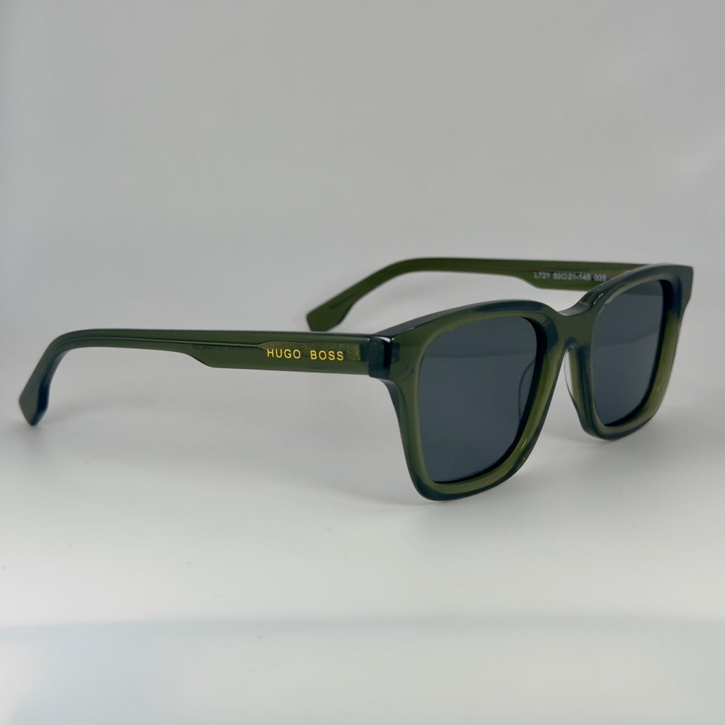 Hugo Boss L721 POLARIZED— polarisées vert transparent / olive