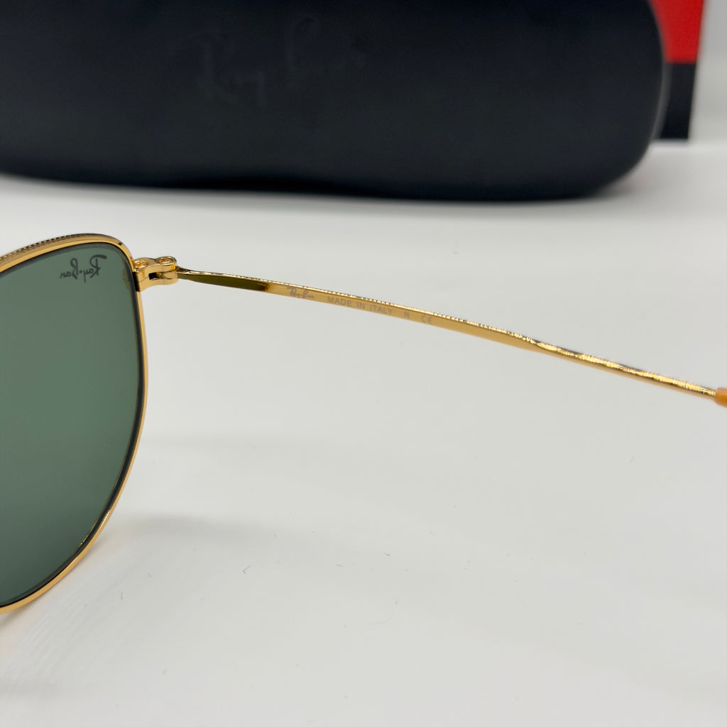 Lunettes Aviator Hexagonal Gold Green – Verres G15