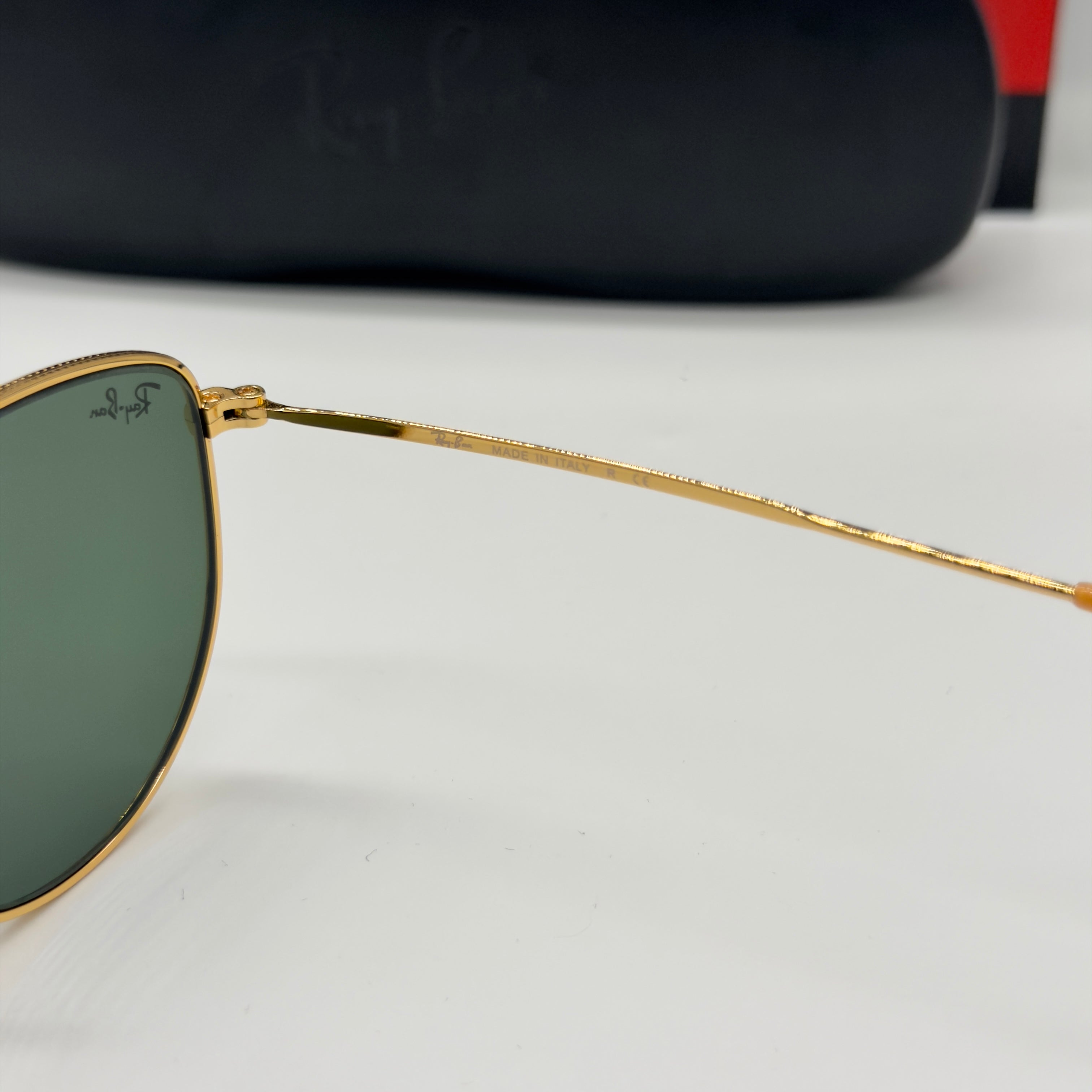 Lunettes Aviator Hexagonal Gold Green – Verres G15
