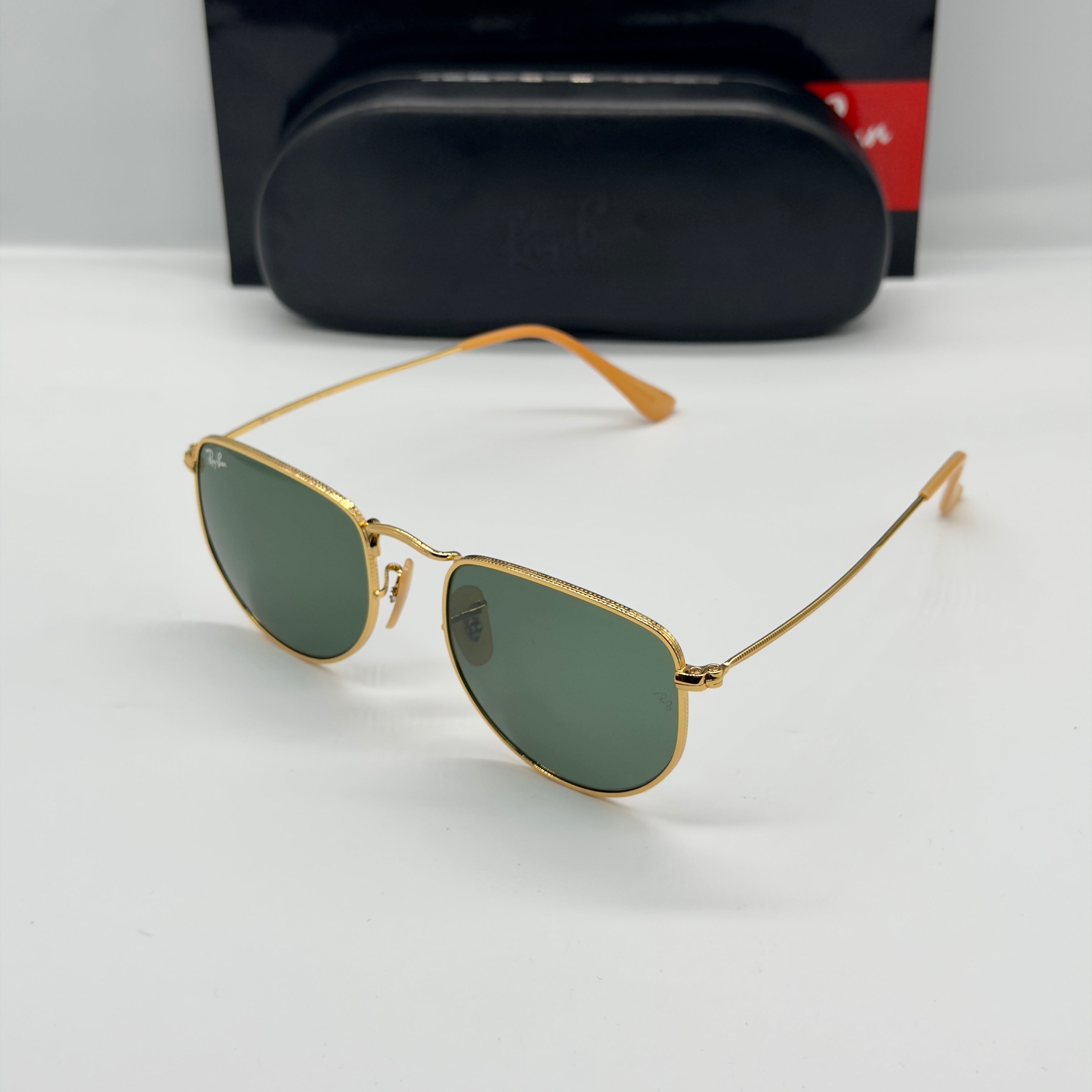 Lunettes Aviator Hexagonal Gold Green – Verres G15