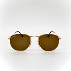 Ray-Ban RB3548-N Hexagonal Gold – Verres Marron