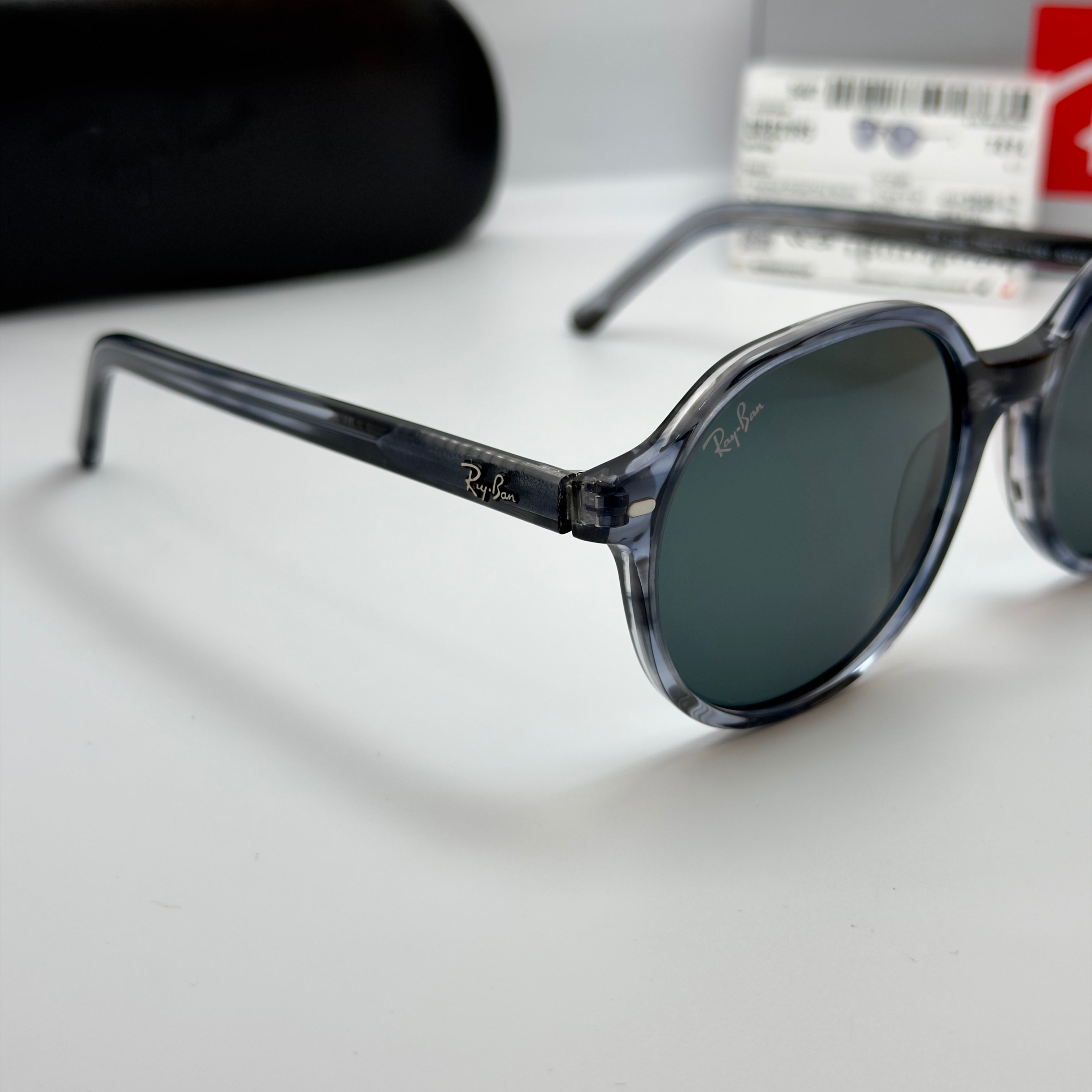 Ray-Ban Thalia Striped Grey RB 2195 THALIA 1314/B1 (Taille 53/18)