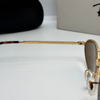Ray-Ban RB3734 – Style Classique Or & Verres Marron