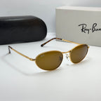 Ray-Ban RB3734 – Style Classique Or & Verres Marron